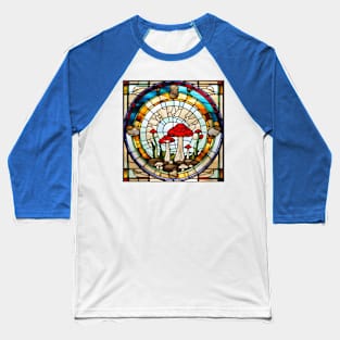 Amanita Honeys Stained Glass Baseball T-Shirt